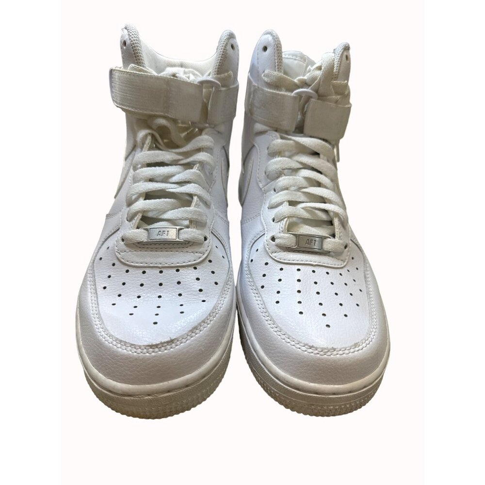 Nike Air Force 1 men’s white high top sneaker shoes size 8 SKU 4418 - Picture 2 of 10